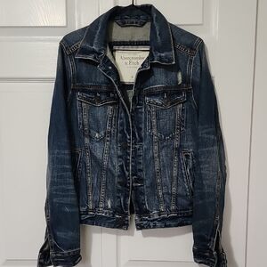 Abercrombie & Fitch Dark Blue Denim Jacket